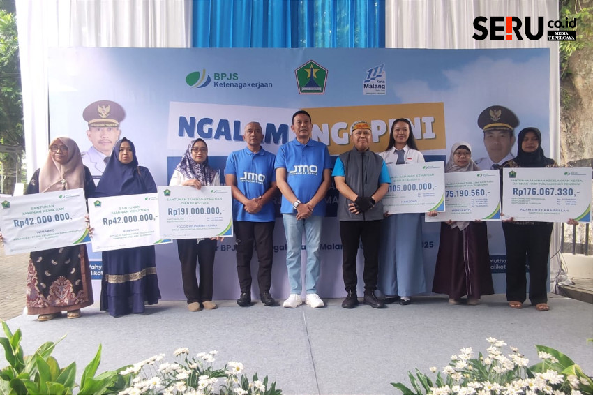 BPJS Ketenagakerjaan Bersama Pemkot Malang Berikan Santunan kepada Ahli Waris Tenaga Kerja