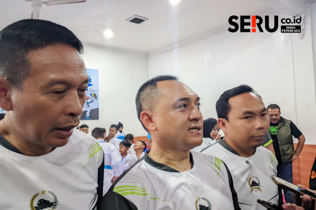 Dandim 0833/Kota Malang, Letkol Arm Aris Gunawan MHan menyampaikan nilai-nilai karakter dalam perlombaan. (ws13)