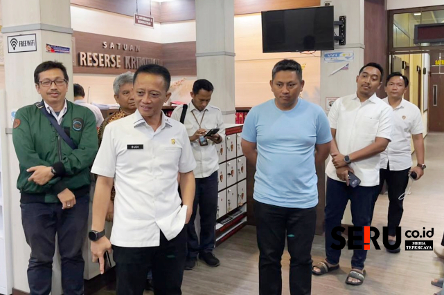 Tim PRPK Ditjen TKPR Kementerian PKP bersama tim berkoordinasi dengan Polres Malang. (ist)
