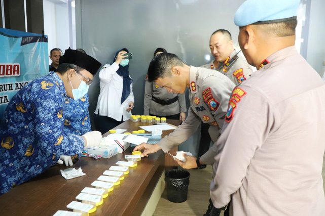 39 Pejabat Utama Polresta Malang Kota Jalani Tes Urine, Begini Hasilnya