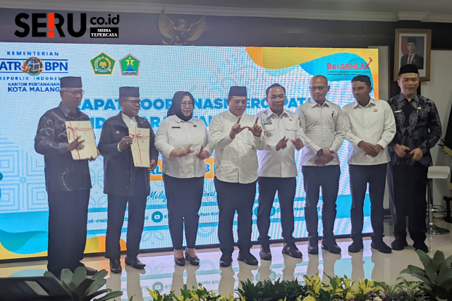 BPN Dorong Sensus Percepat 751 Lahan Wakaf Kota Malang Segera Bersertifikat
