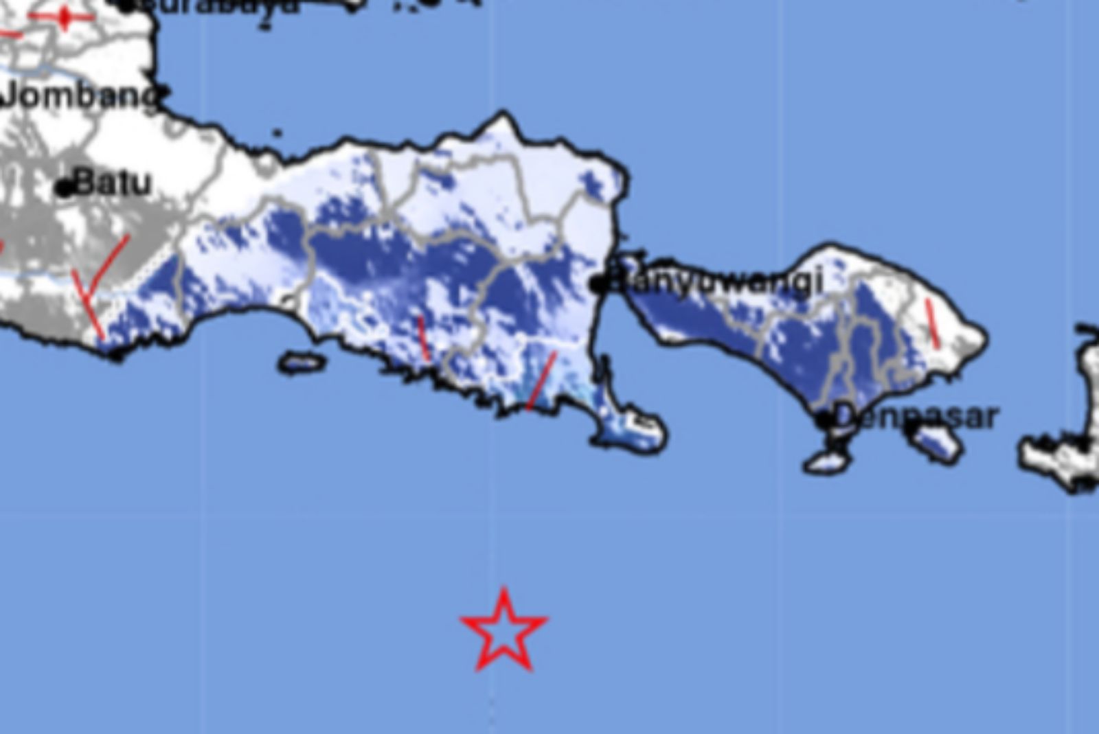 Gempa 4,8 Skala Richter di Bali Guncangannya Sampai Terasa di Malang Selatan