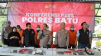 Satresnarkoba Polres Batu Berhasil Ungkap Puluhan Kasus Narkoba dalam 5 Bulan