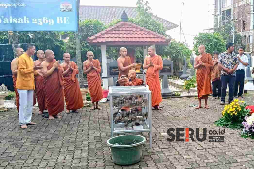 Lepas Hewan ke Alam, Umat Buddha Kota Batu Maknai Waisak Bebaskan Sengsara