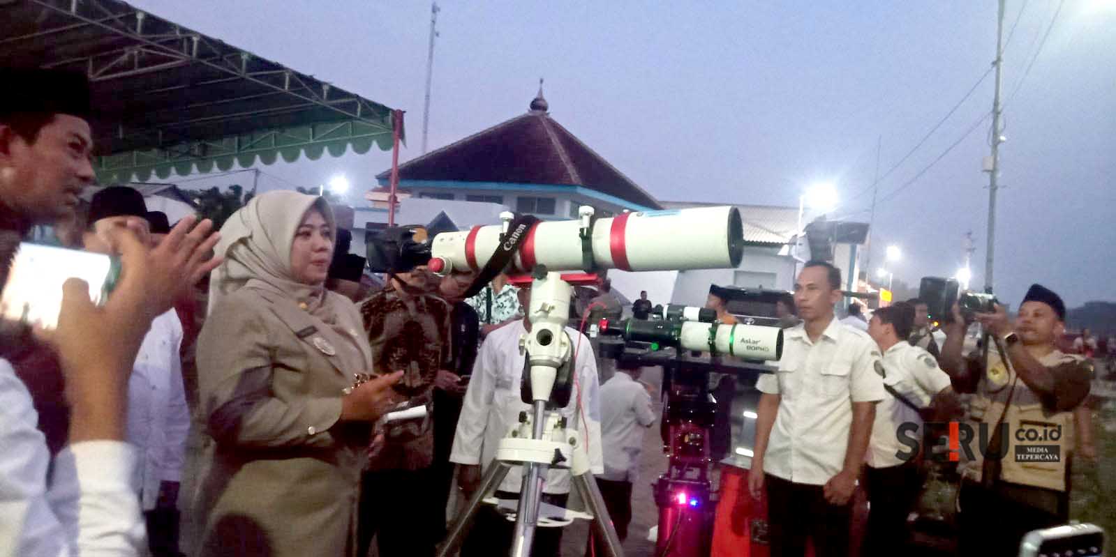 Wabup Ulfiyah Turut Lakukan Pemantauan Hilal Penentuan Bulan Dzulhijjah 1446 Hijriah