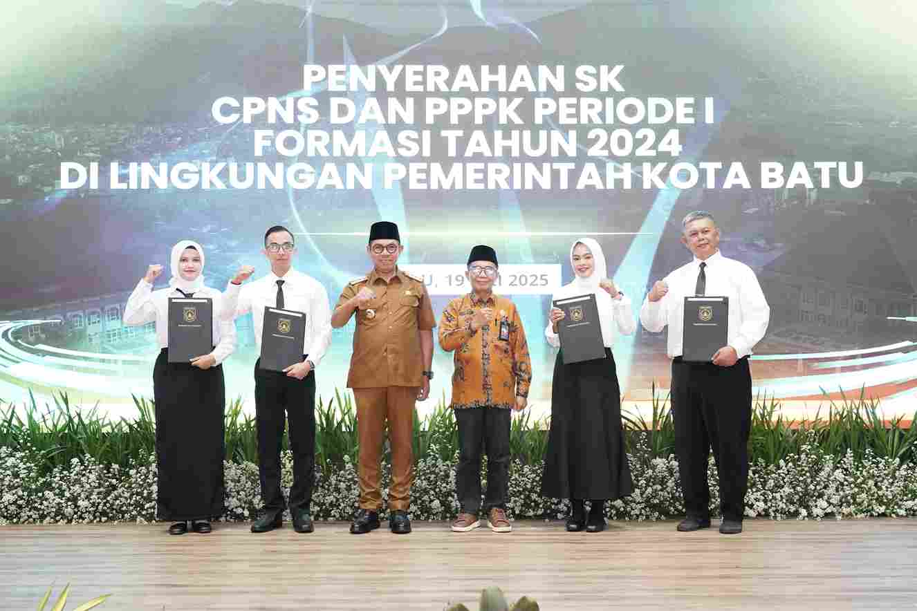 Pesan Wali Kota Batu Kepada Penerima SK CPNS dan PPPK Periode 1