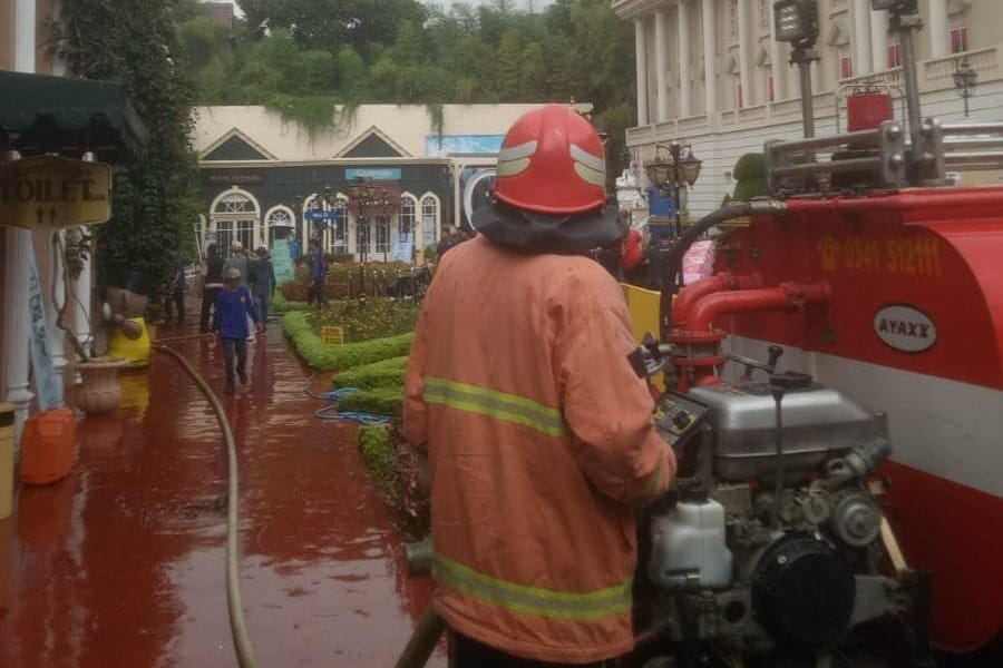 Korsleting Listrik Penyebab Area Dekorasi Museum Angkut Terbakar
