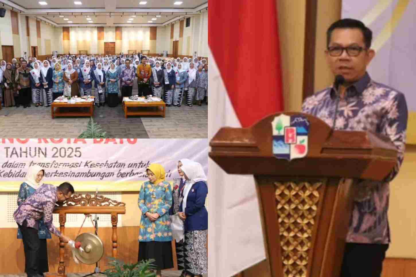 Wali Kota Nurochman Buka Muscab VII IBI Kota Batu Tahun 2025