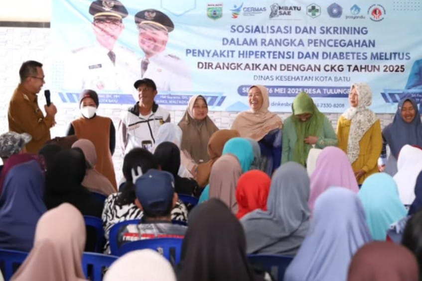 Dinkes Batu Skrining Kesehatan Warga Antisipasi Penyakit Degeneratif
