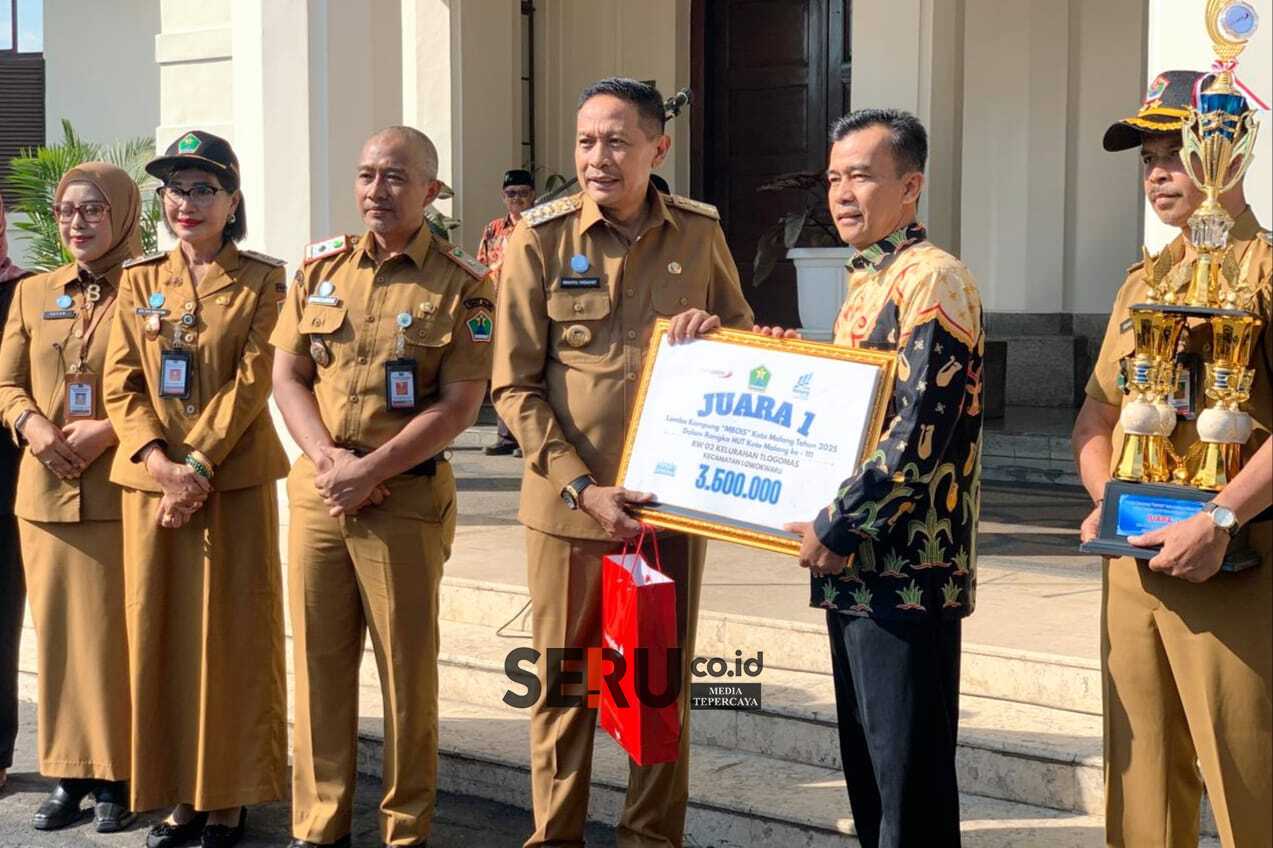 Wali Kota Malang Berikan 5 Penghargaan Kampung Mbois, Ini Daftar Pemenangnya!