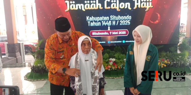 Dibagi Tiga Kloter, Bupati dan Wakil Bupati Situbondo Lepas Ratusan Calon Jamaah Haji
