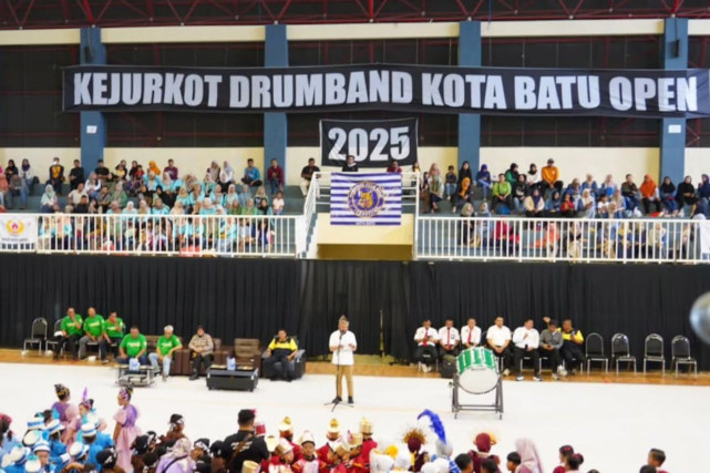 Kejuaraan Kota Drumband Kota Batu Open 2025 Diikuti Puluhan Tim Berbagai Jenjang Pendidikan