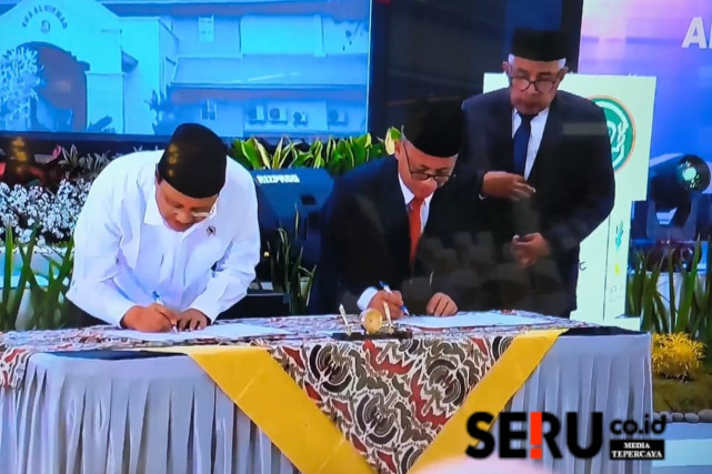 Mensos dan Yayasan Al Hikmah Teken MOU Percepatan Modul Pembelajaran Sekolah Rakyat di Batu