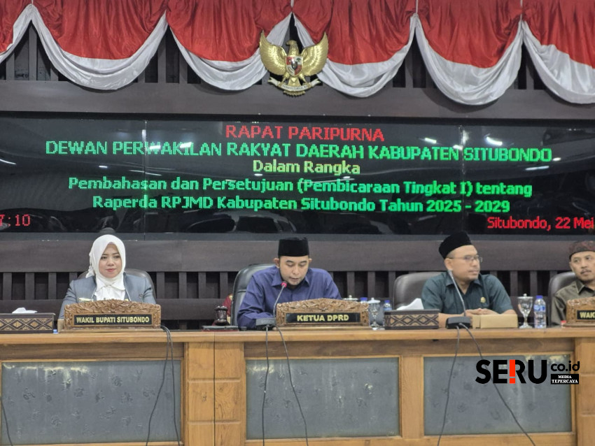 Paripurna Pembicaraan Tingkat I Raperda RPJMD Tahun 2025-2029 Kabupaten Situbondo