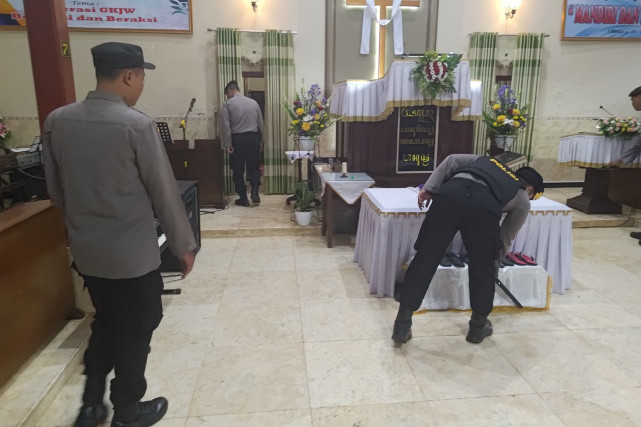 Kenaikan Isa Almasih Serta Libur Panjang Polres Malang Amankan 67 Gereja dan Lokasi Tempat Keramaian 