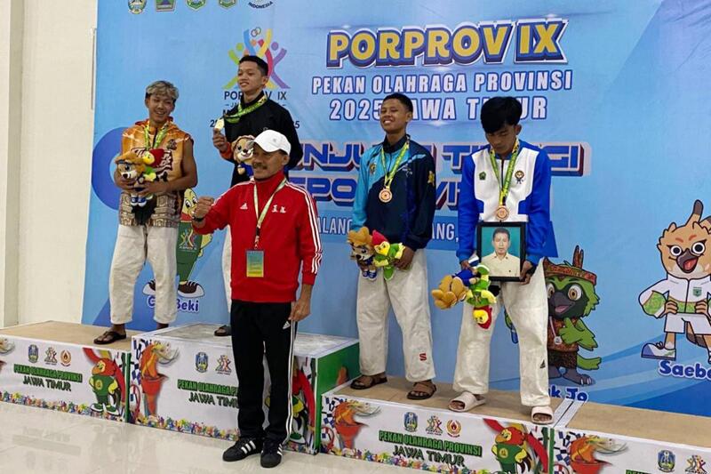 Meski Berduka, Atlet Judo Kota Malang Leanggi Issais Veve Raih Perunggu untuk Ayahanda