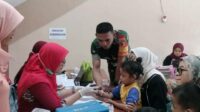 Babinsa Lowokwaru Dampingi Posyandu Balita Tunjungsekar