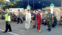 Babinsa Sawojajar Amankan Pelaksanaan Salat Iduladha