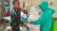 Babinsa Tlogowaru Dampingi Petani Bersama Mitra Penggilingan Padi Pasca Panen