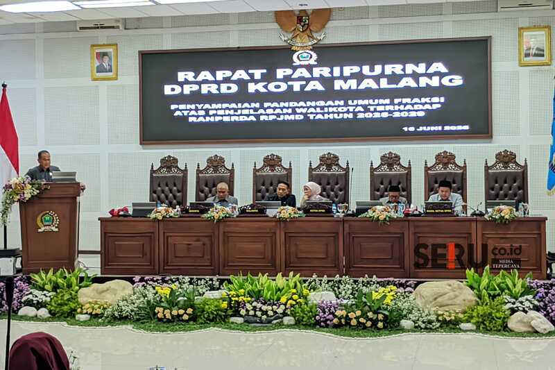 Fraksi DPRD Soroti Kesenjangan Ekonomi hingga Lingkungan, Begini Tanggapan Wali Kota Malang