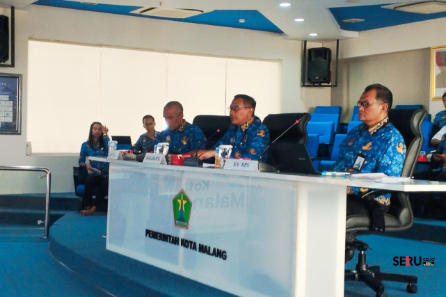 BPS Kota Malang menyampaikan rilis perkembangan pariwisata Kota Malang tahun 2025. (bas)