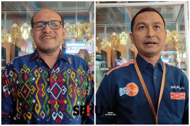 Mohammad Syafi'i dan M Lukman Hakim, menjawab pertanyaan awak media. (rhd)