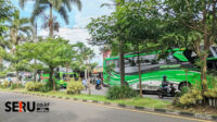 Satlantas Polresta Malang Kota Tegas Tilang Bus Ngetem Diluar Terminal Arjosari