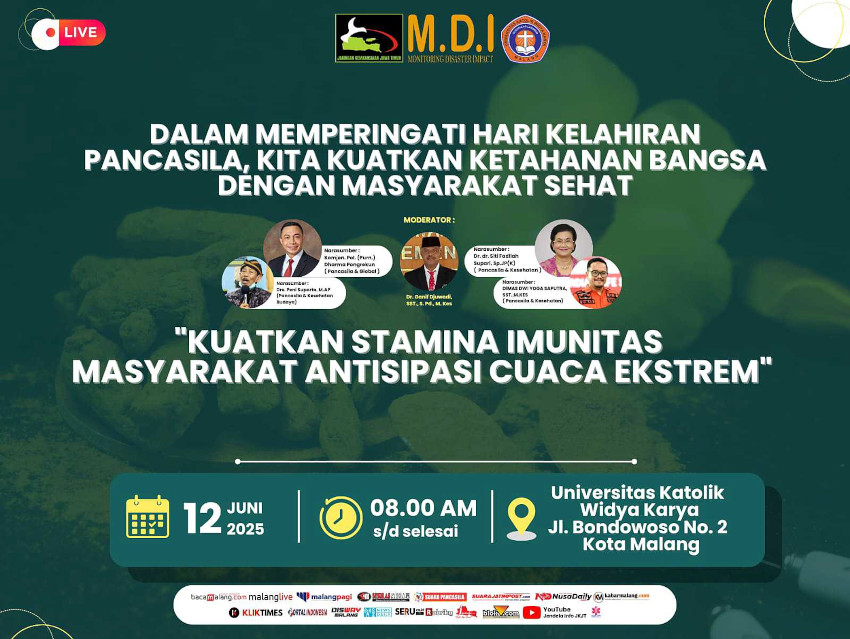 Diskusi Publik Bersama Dharma Pongrekun dan Siti Fadilah Supari di Malang Batal!