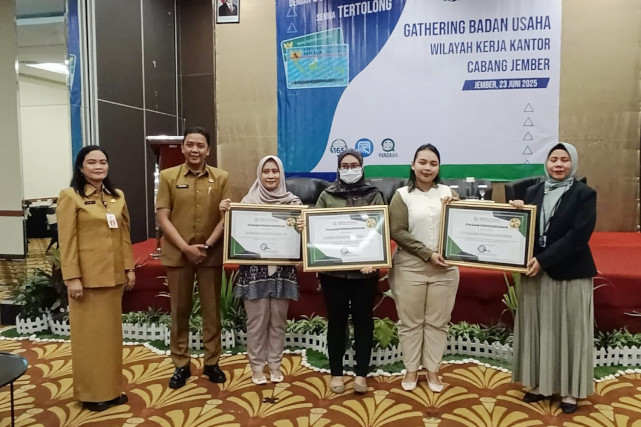 Pemkab Jember Dukung JKN, BPJS Kesehatan Beri Penghargaan Badan Usaha Terbaik