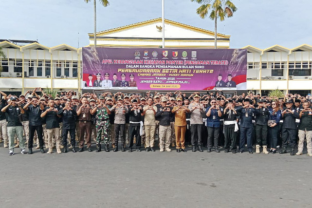 Pemkab Jember Gelar Apel Siaga Bersama PSHT Sambut Bulan Suro