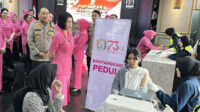 Polresta Malang Kota Gelar Bakkes Gratis Pap Smear dan Vaksin HPV