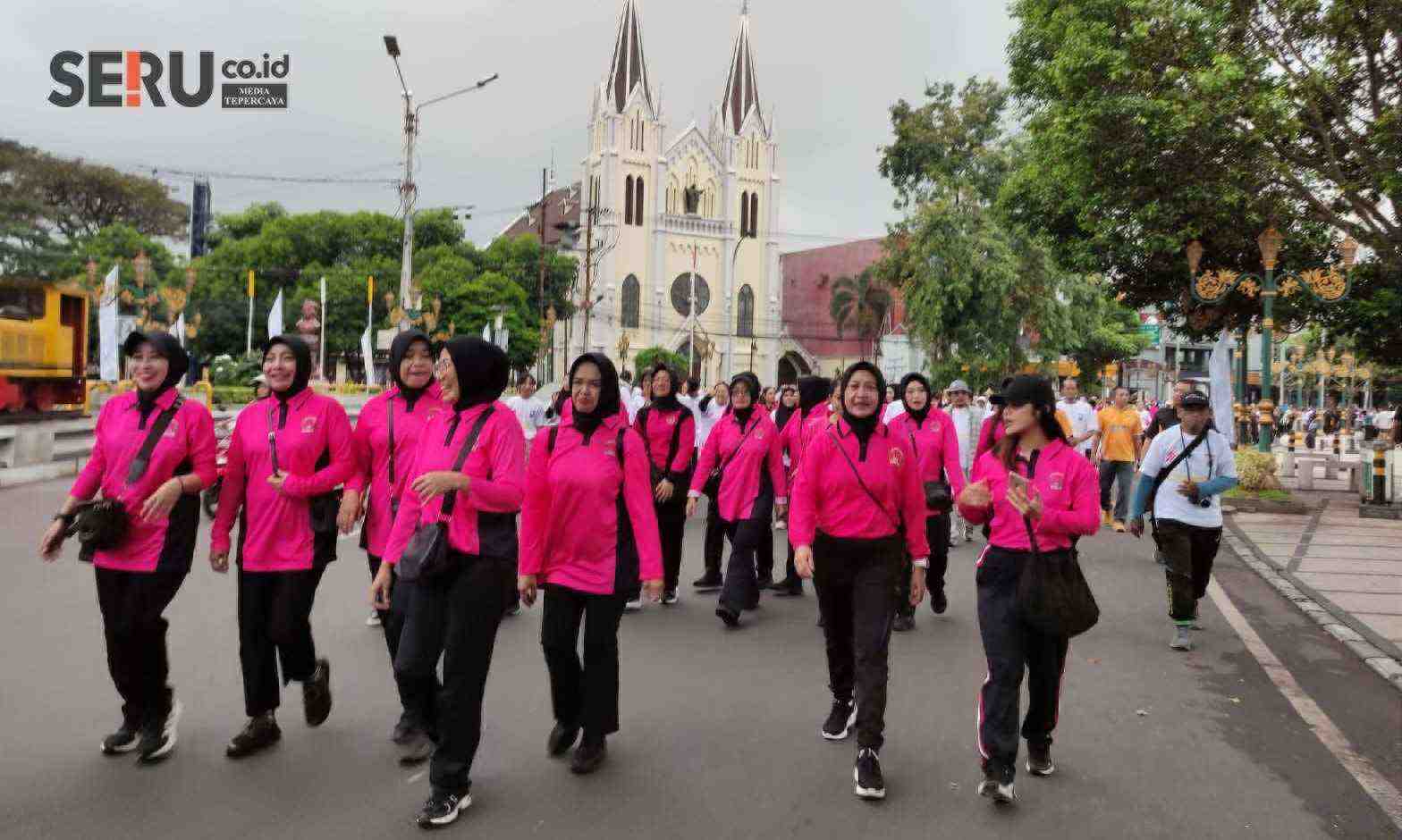 Hari Bhayangkara ke-79, Peserta Uklam Tahes Polresta Malang Kota Susuri Kayutangan Heritage