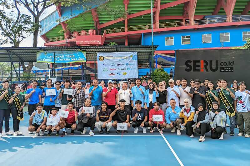 HIPMI Kabupaten Malang Helat 'Prestasi Muda Tennis Open 2025' Semarakkan Porprov IX Jatim