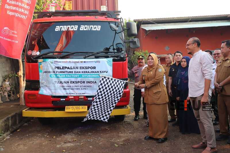 Lepas Ekspor Produk Furniture dan Kerajinan Kayu ke India, Mbak Ulfi Berharap Jadi Motivasi bagi Pengusaha Lain