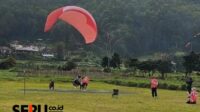 Kejuaraan Paralayang Porprov IX Jatim di Kota Batu Terkendala Angin Kencang
