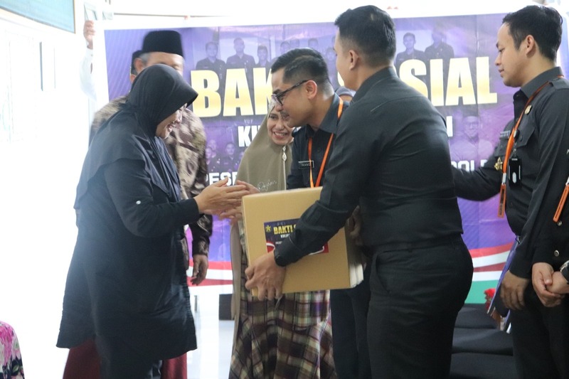 Sespimmen Lemdiklat Polri Gelar Baksos di Ponpes Lansia Muslimat NU Kota Batu