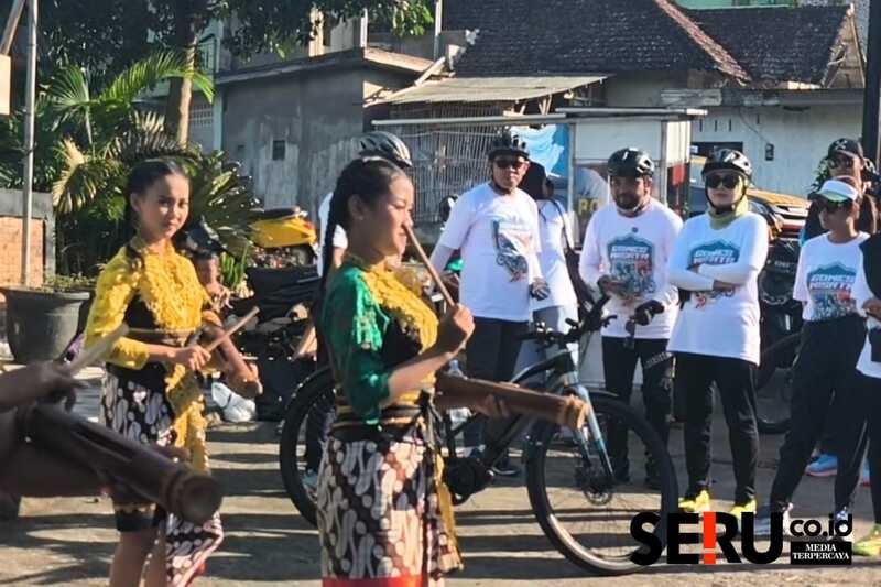 Gowes Wisata Hari Bhayangkara ke-79 Diikuti 750 Goweser Berlangsung Seru