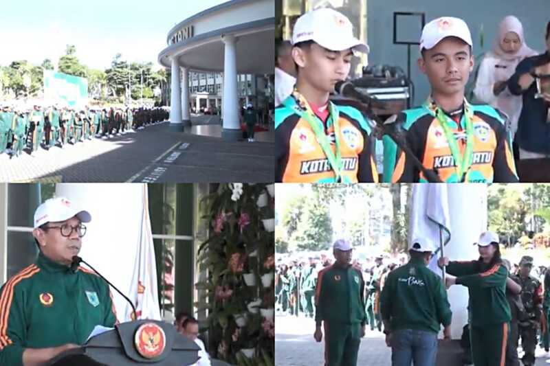Pemkot Batu Kukuhkan dan Lepas 724 Kontingen Mengikuti Porprov IX Jatim 2025