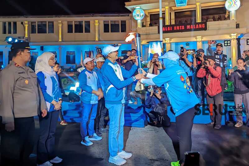 Wali Kota Malang Sebut Obor Porprov IX Jatim Simbol Semangat Tak Pernah Mati
