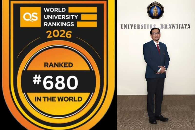 Universitas Brawijaya Melonjak ke Peringkat 680 Dunia dalam QS WUR 2026