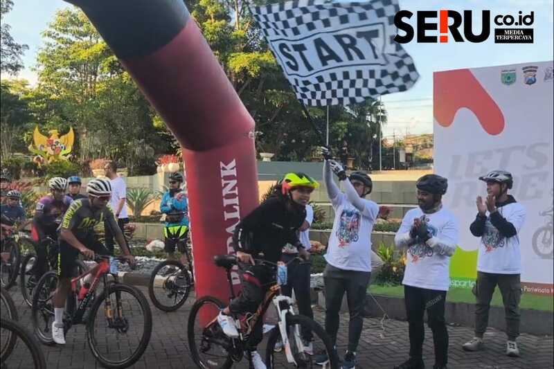 Gowes Wisata Hari Bhayangkara ke-79 Diikuti 750 Goweser Berlangsung Seru