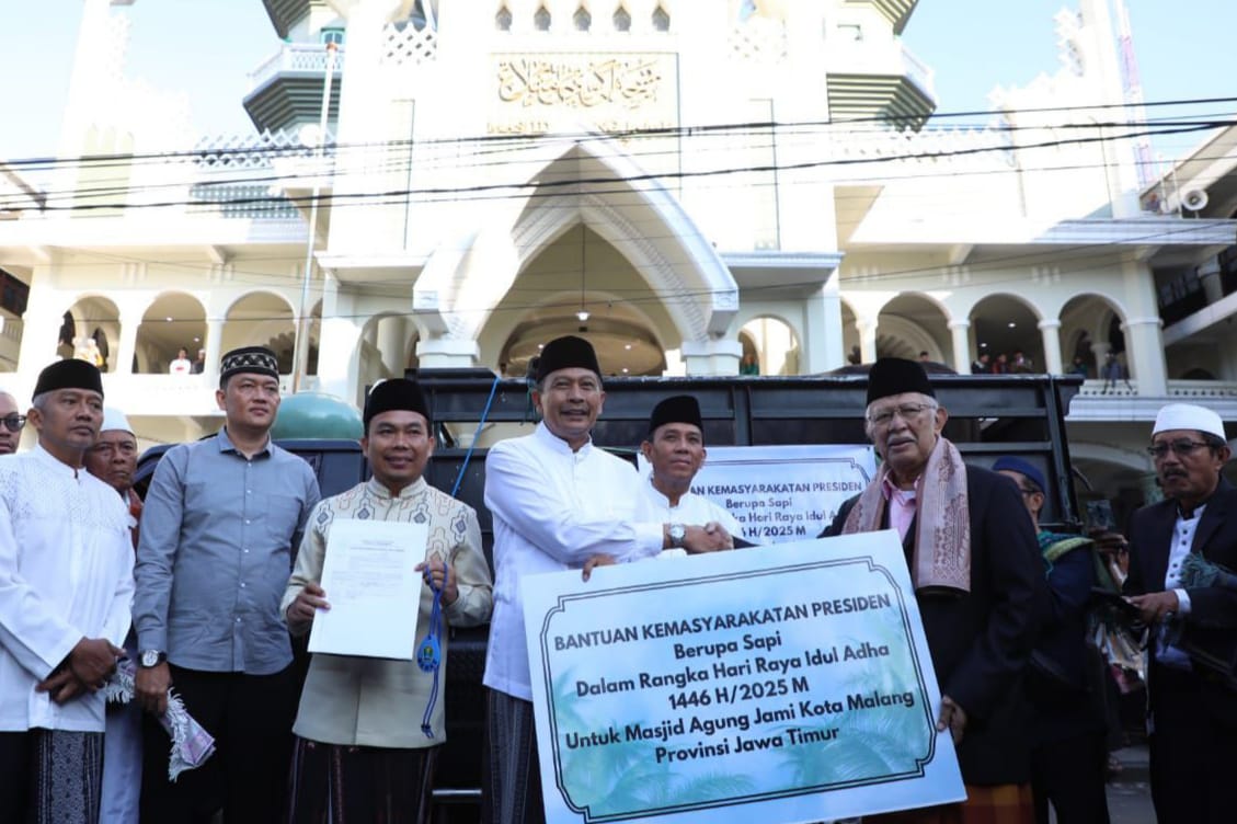 Wali Kota Malang Apresiasi Bantuan Sapi Kurban Presiden Prabowo Berdayakan Peternak Lokal