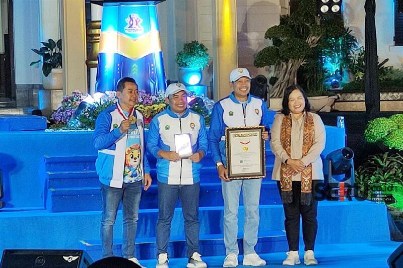 Pemkot Malang dan Tugu Tirta Pelopor Air Siap Minum Porprov IX Pecahkan Rekor MURI
