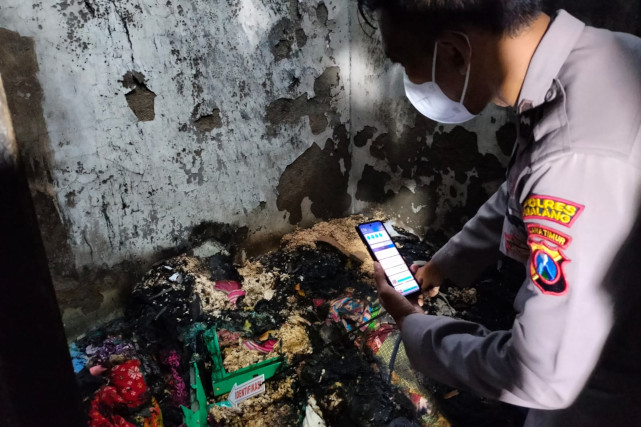 Seorang Lansia di Tumpang Tewas Terbakar di Dalam Rumahnya