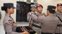 Kapolres Batu Pimpin Sertijab Kasat Reskrim dan Kasat Binmas Baru di Lingkungan Polres Batu
