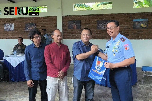 Marsma Reza Sastranegara Ngopi Bareng Wartawan Sambil Bahas Sinergi Lanud Abd Saleh dan Media