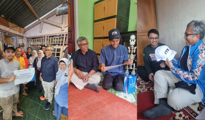 Kisah Luar Biasa dari Tiga Mahasiswa Asal Sumatera Barat yang Dijemput Rektor ITB