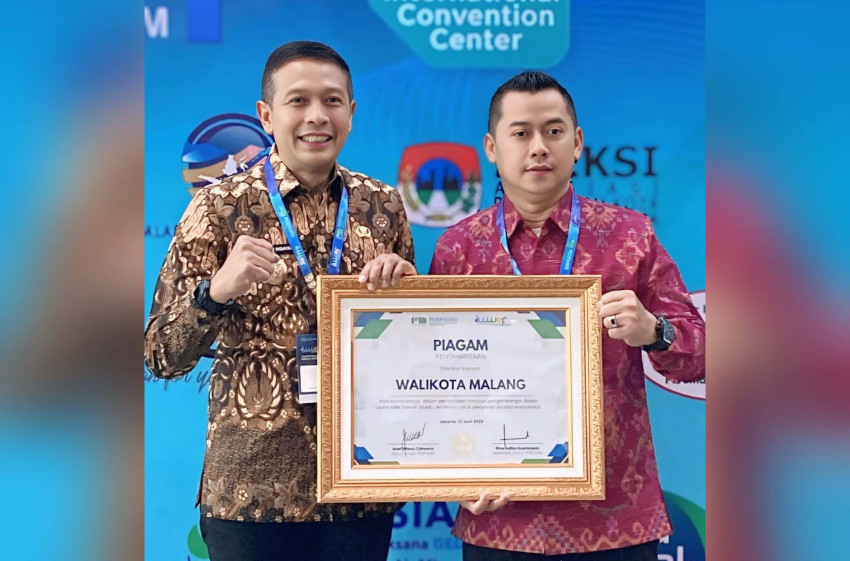 Wali Kota Malang Raih Penghargaan IWWEF 2025, Sukses Kembangkan Tugu Tirta