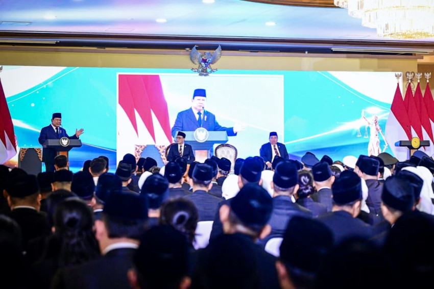 Prabowo Umumkan Kenaikan Gaji Hakim hingga 280 Persen