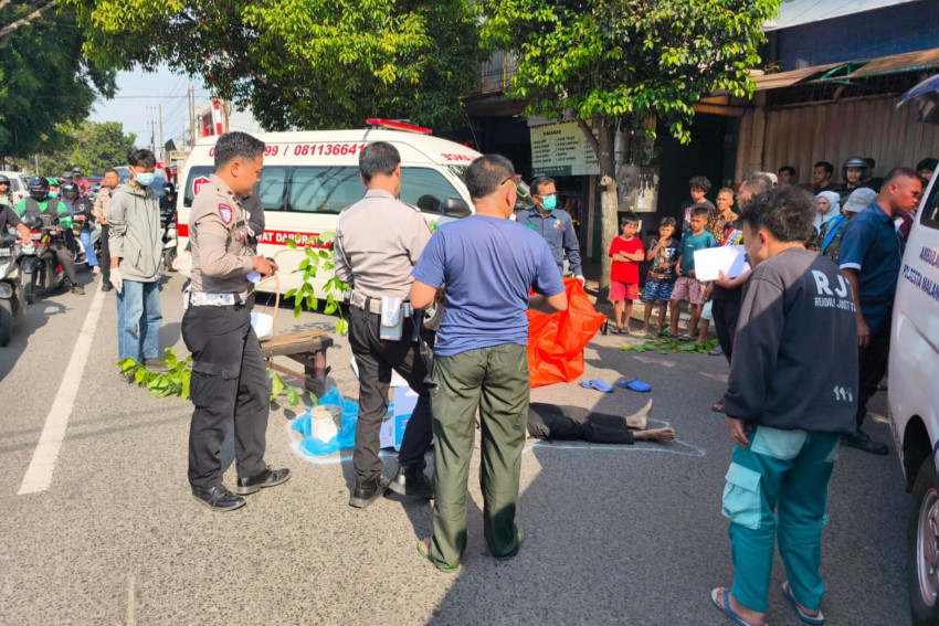 Pejalan Kaki di Blimbing Tewas Setelah Sengaja Masuk ke Kolong Truk yang Sedang Berjalan